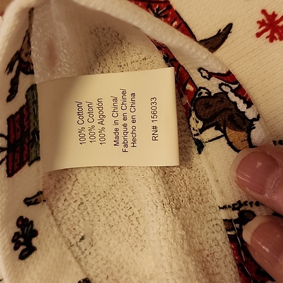 🎅 Wyatt Home Dachshund Holiday Kitchen Towel Set - Picture 3 of 6